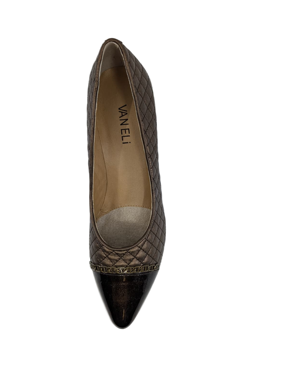 Pamela Brown Leather Vaneli Pumps