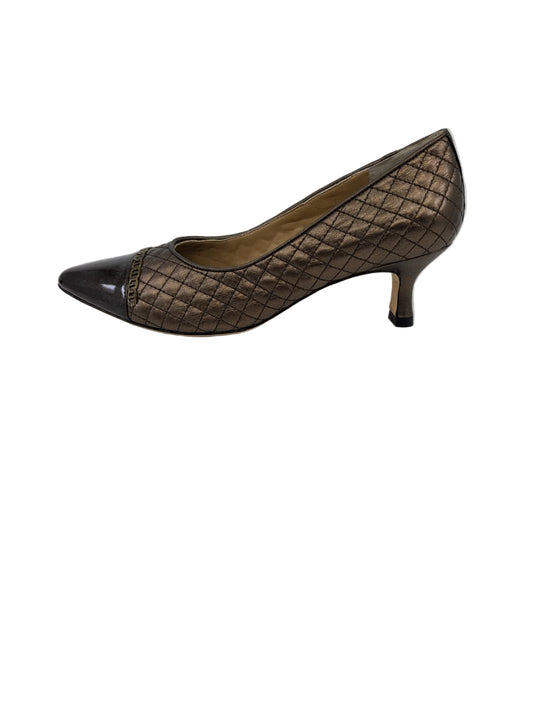Pamela Brown Leather Vaneli Pumps