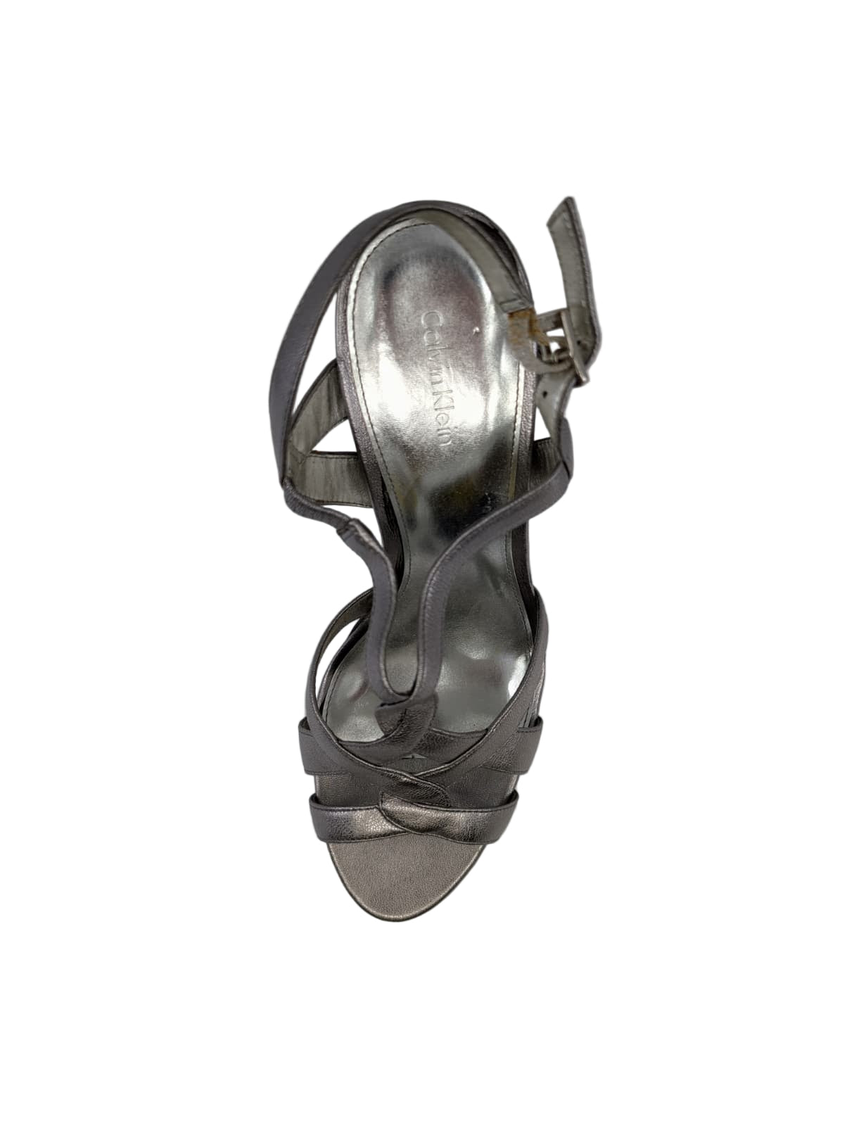 Silver Strappy Calvin Klein Sandals