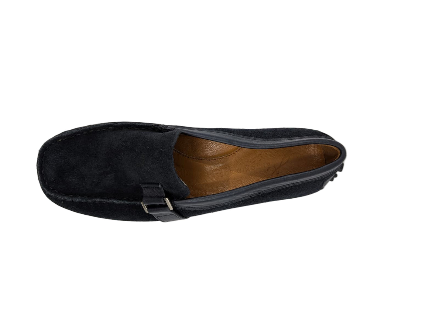 Antonio Bossi Black Suede Loafers