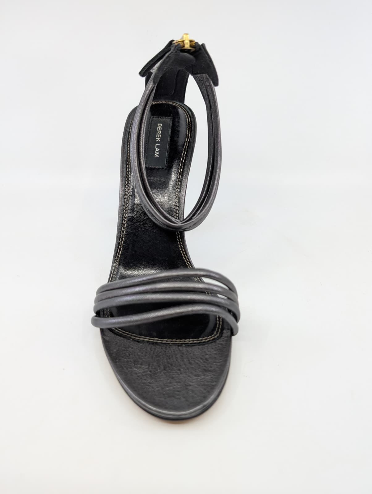 Fallon Asphalt Grey Leather Derek Lam Sandals