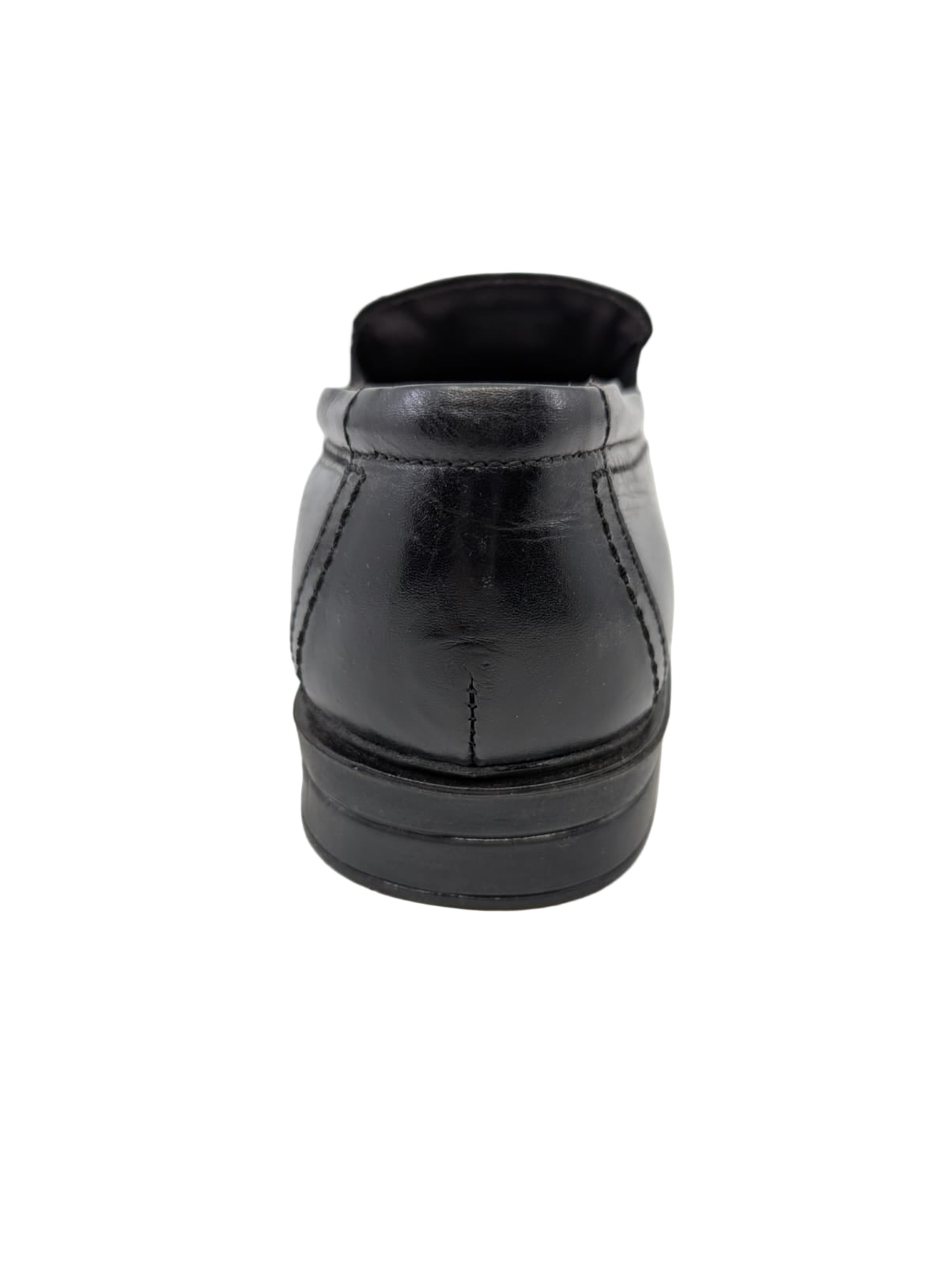 24853 Black Leather Stacy Adams Loafers