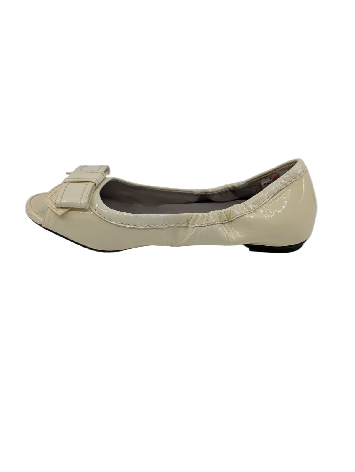 Franny White Patent Me too Flats