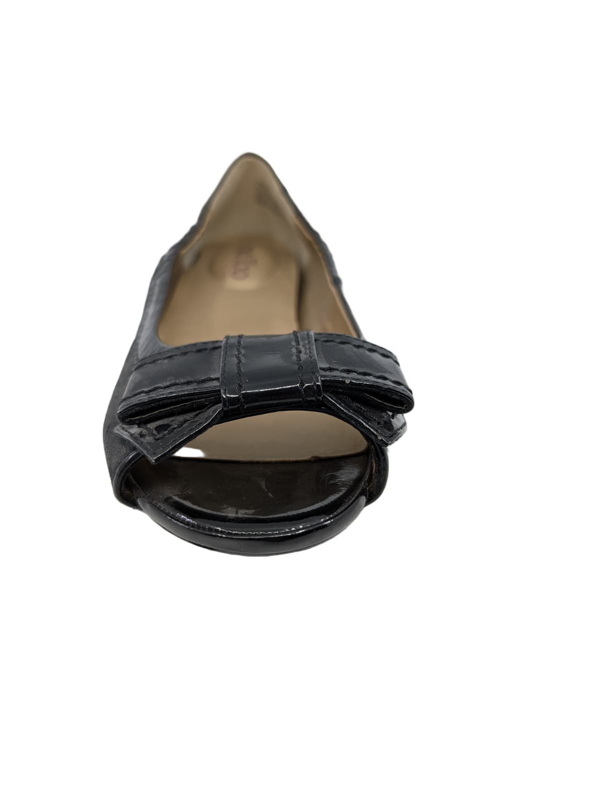 Franny Black Calf Hair Me too Flats