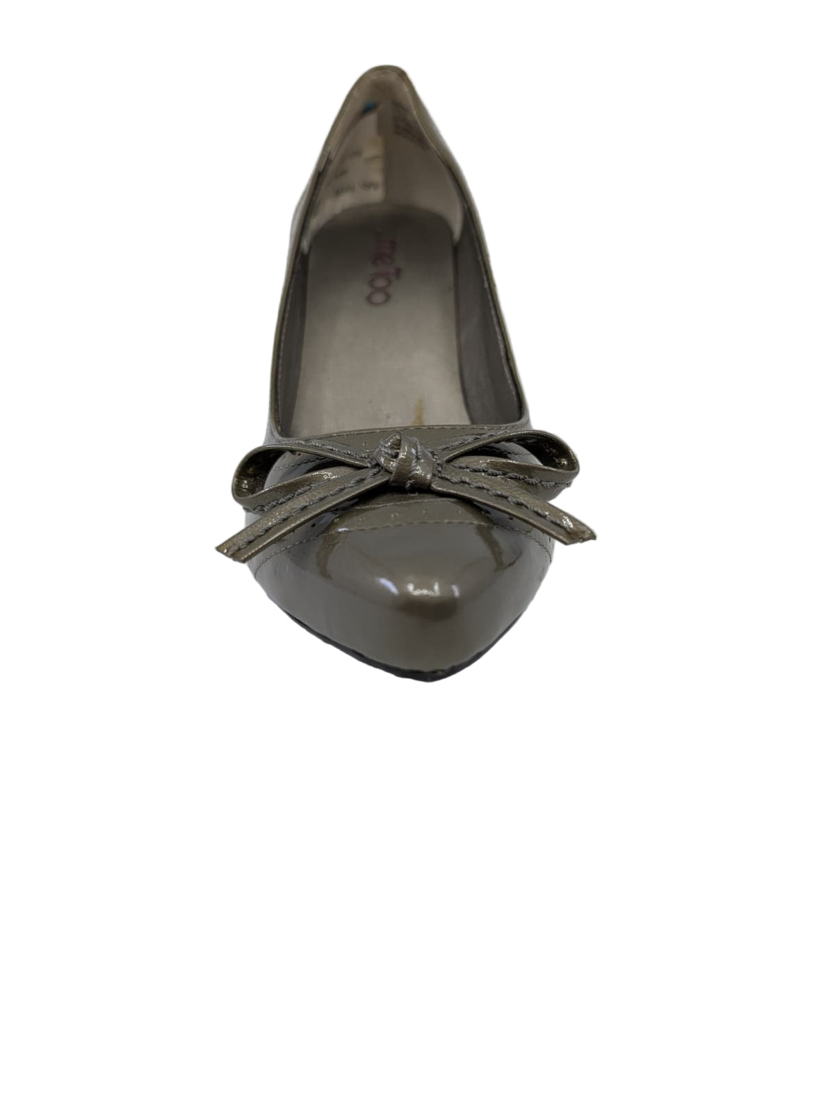 Cici2 Gray Patent Me Too Pumps