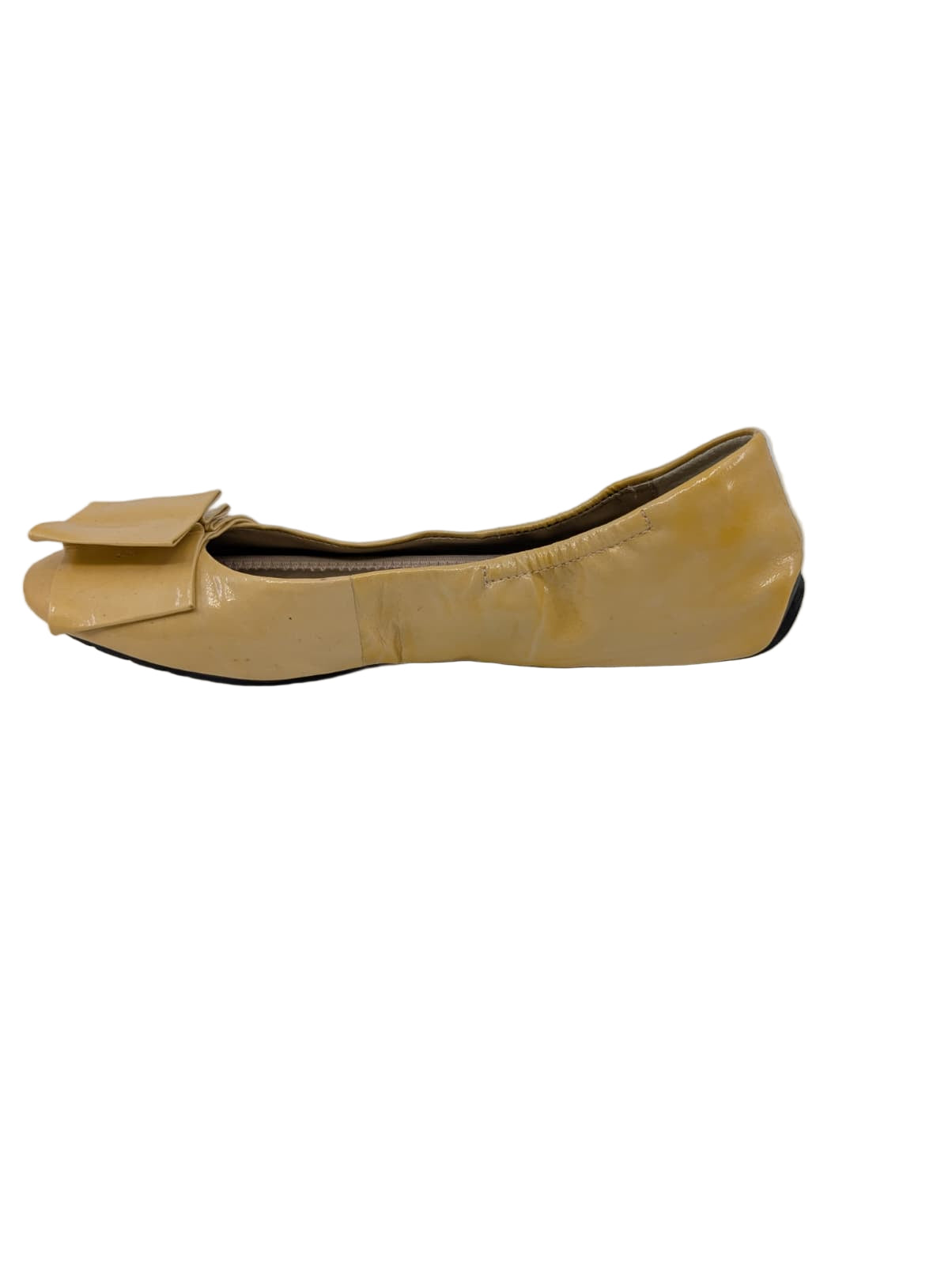 Me Too Women's Lilyana Beige Patent Flat
