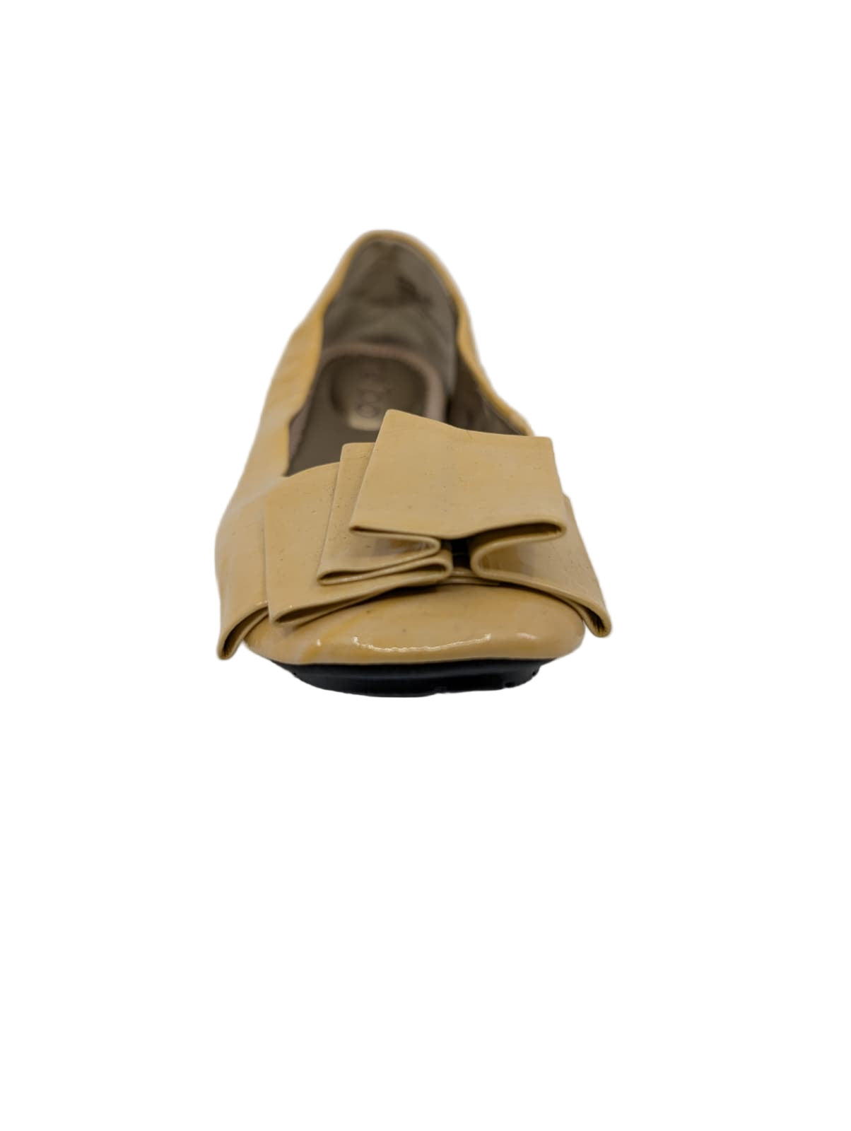 Me Too Women's Lilyana Beige Patent Flat