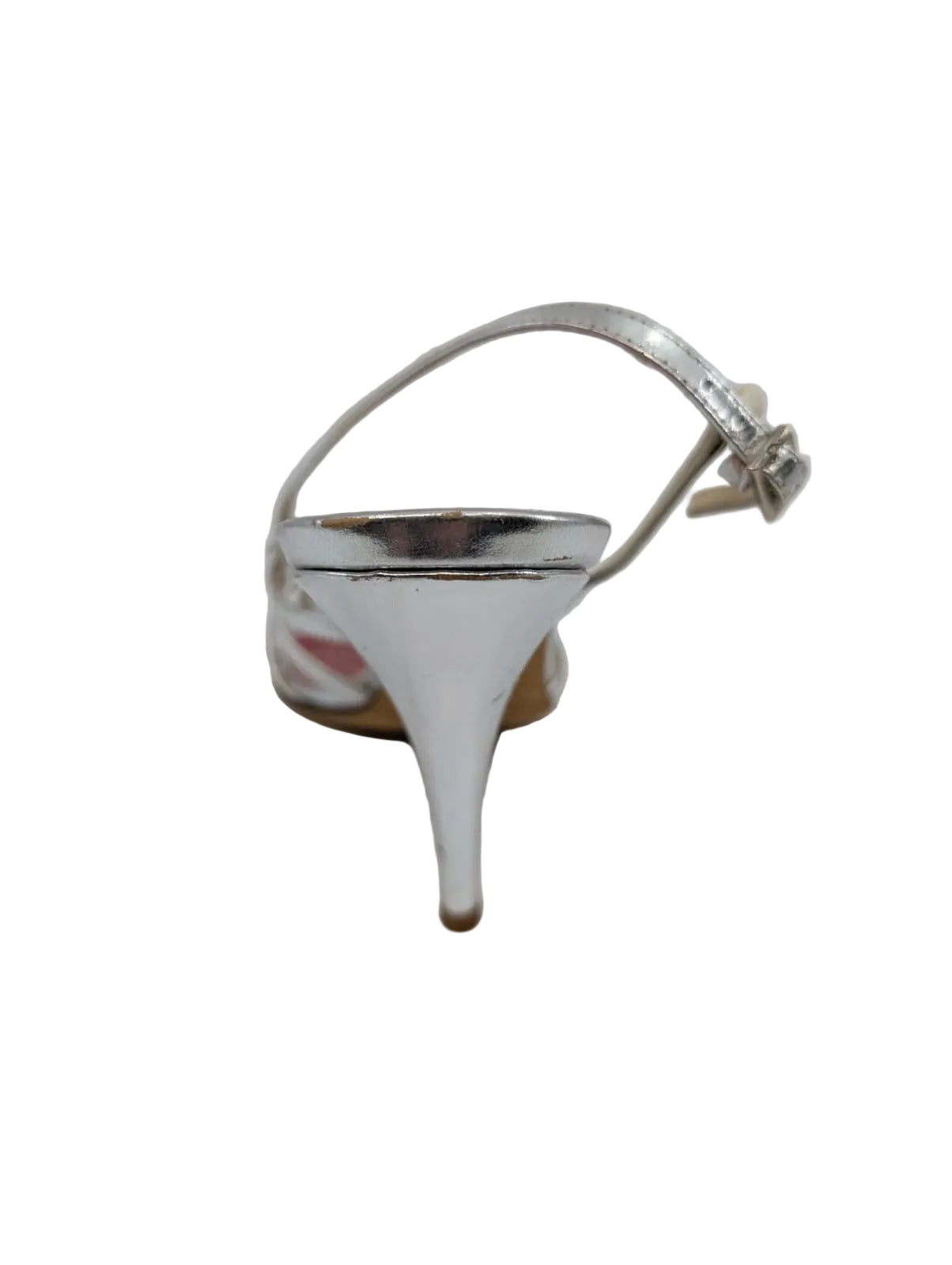 Kate Spade Silver Leather Strappy Sandals