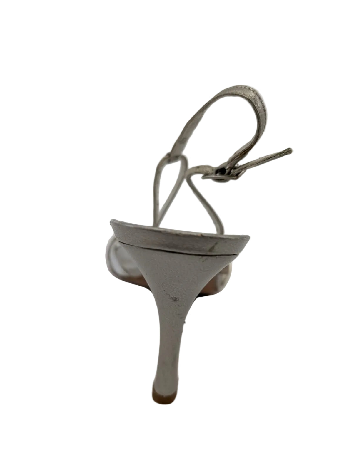 Stuart Weitzman Silver and Gold Strappy Sandals