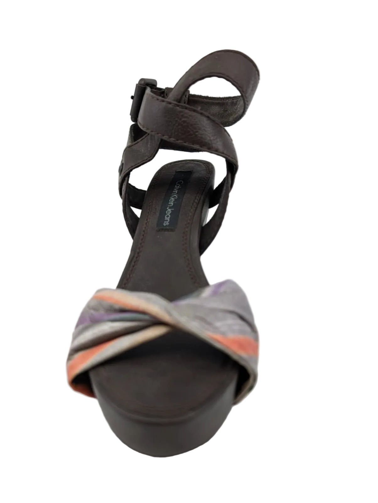 Hope Brown Multicolor Calvin Klein Jeans Wedge Sandals