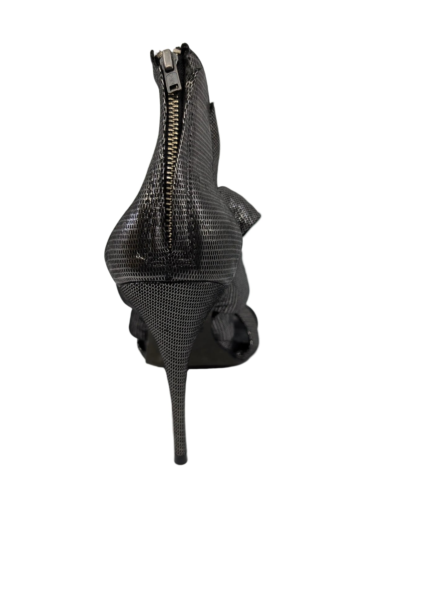 Elizabeth and James Metallic Silver Strappy Sandals