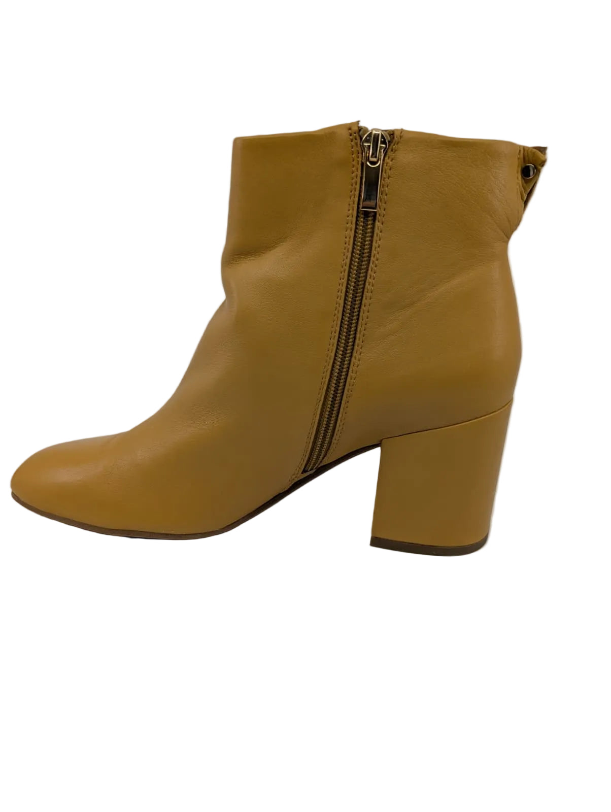 Tina Camel Leather Franco Sarto Ankle Boots