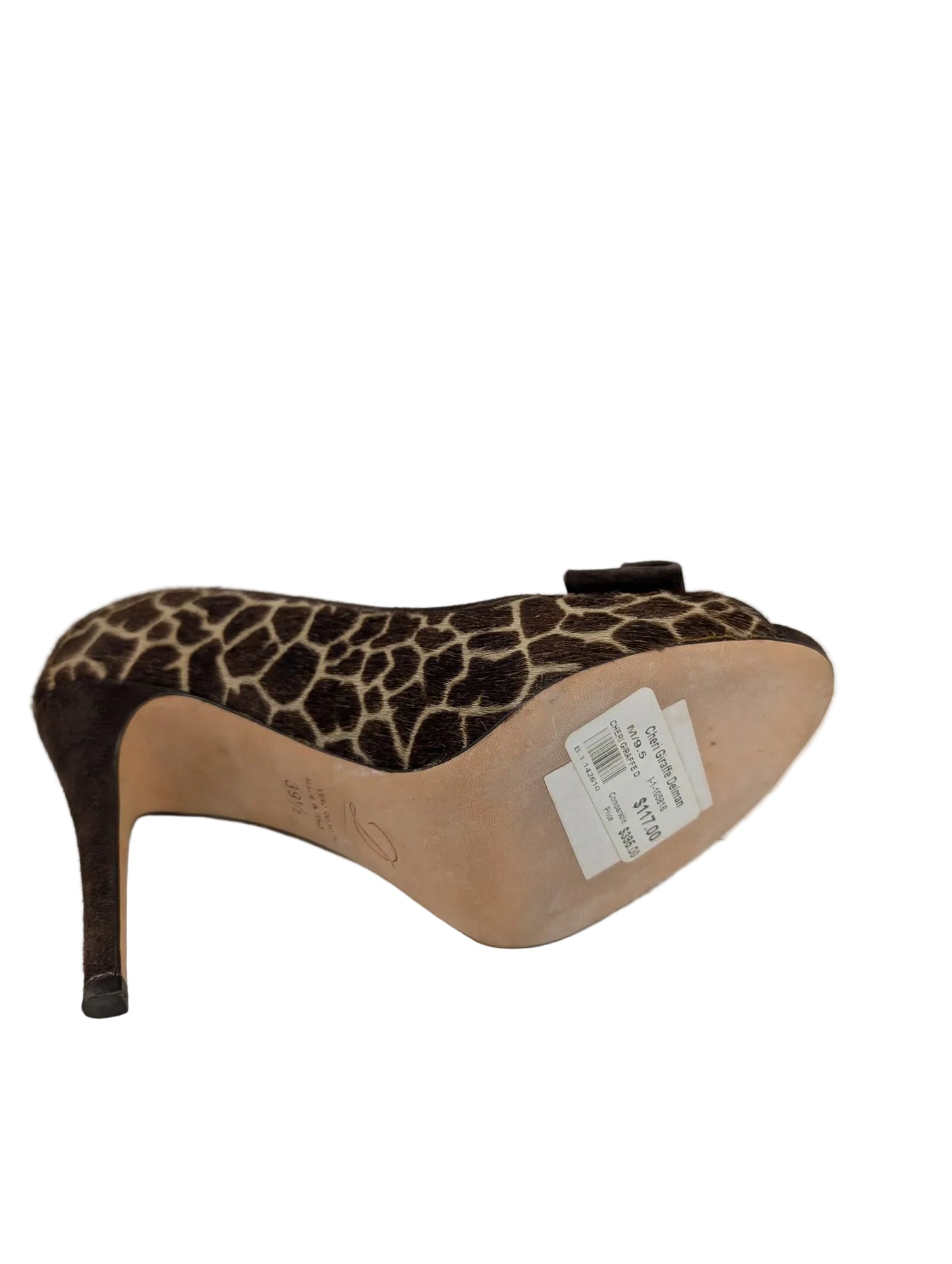 Cheri Giraffe Calfhair Delman Pumps