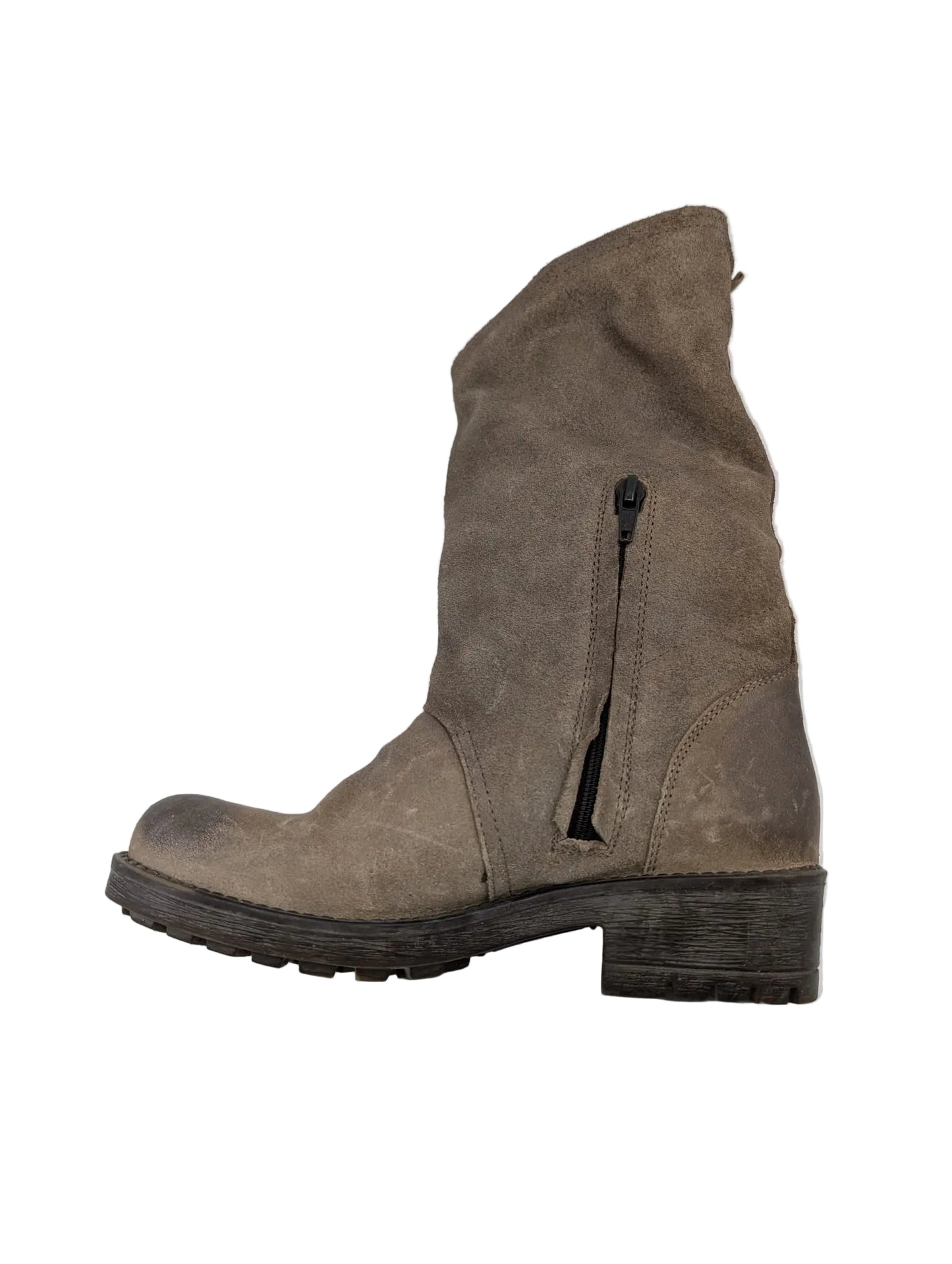 Alida Beige Coolway Biker Boot