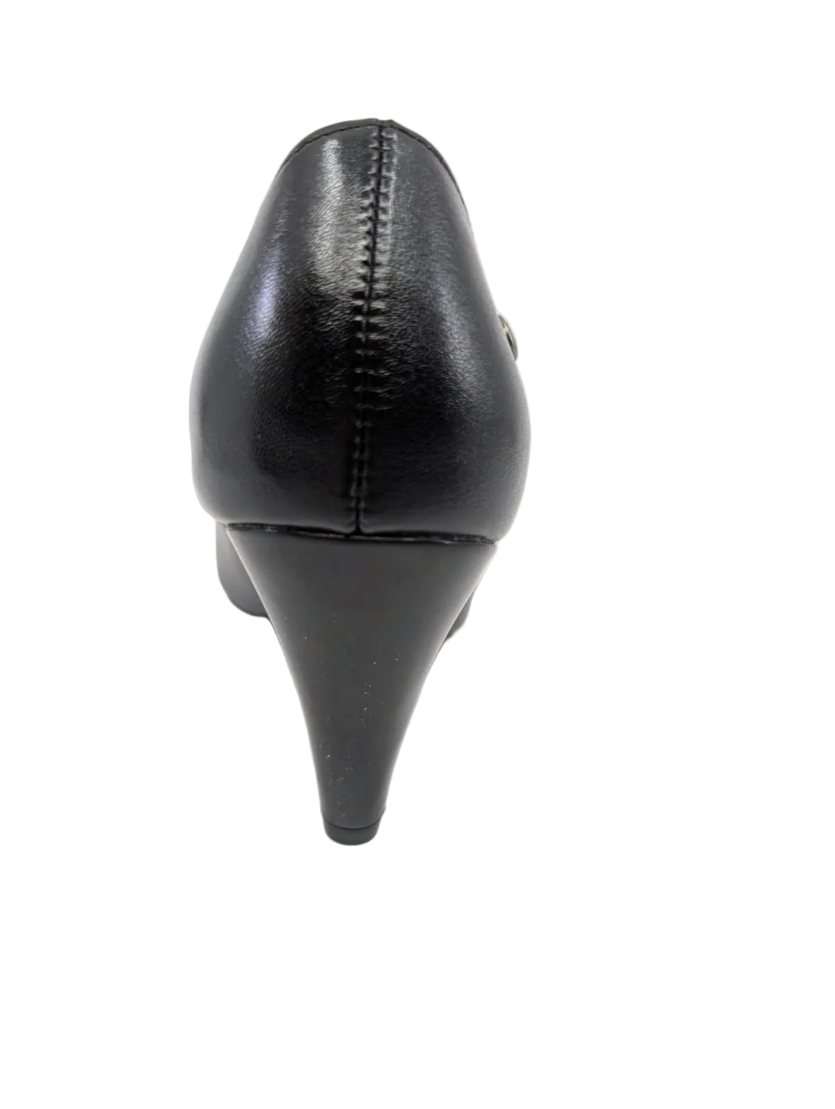 Bright Black Life Stride Pumps