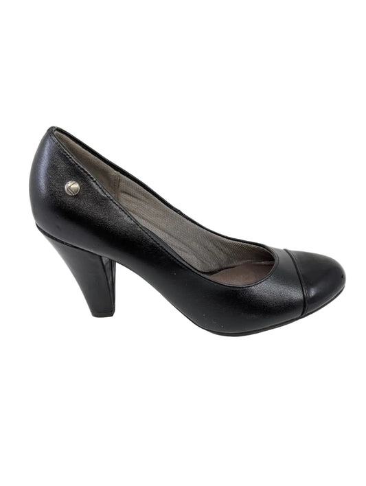Bright Black Life Stride Pumps