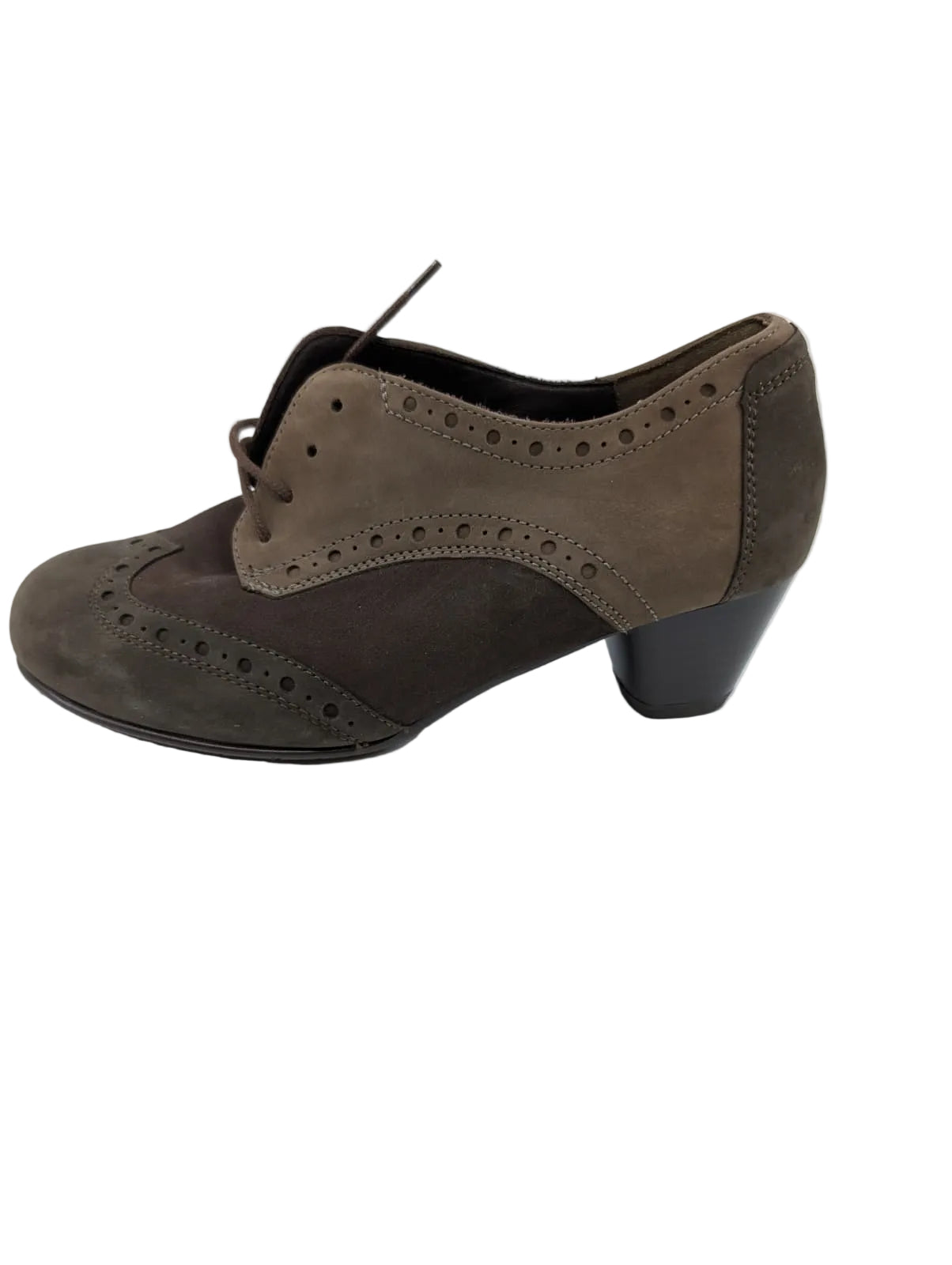 Semler Brown Suede Oxford Pumps