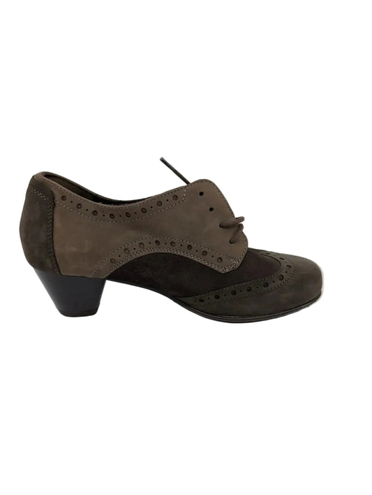 Semler Brown Suede Oxford Pumps