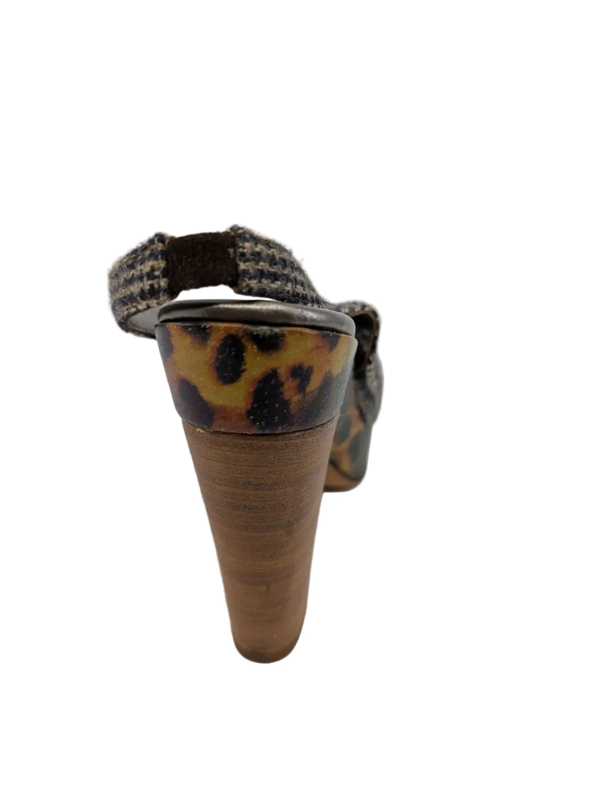 Olivia Rose Fabric Gray Slingback Pumps