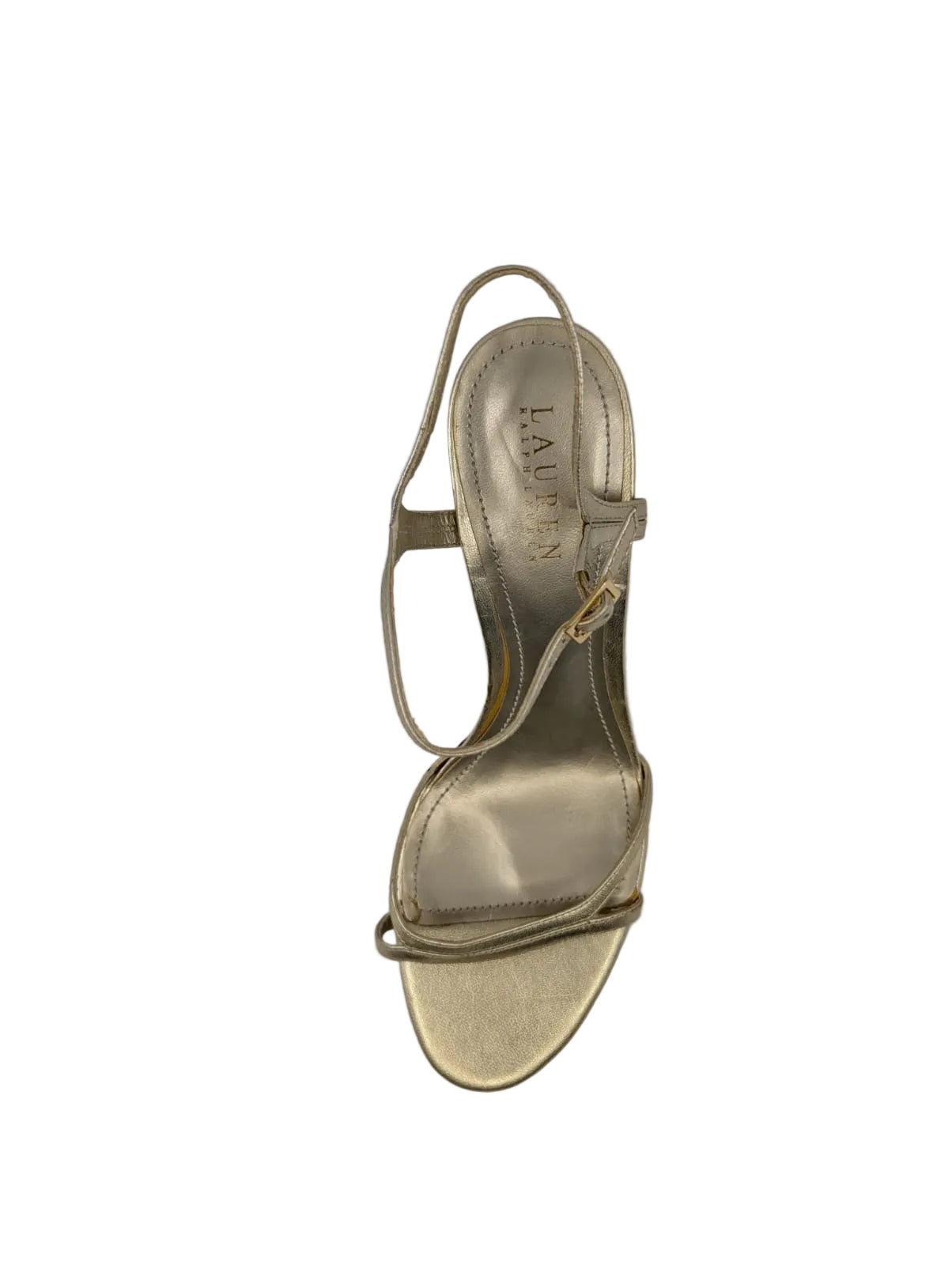 Ralph Lauren Gold Leather Sandals