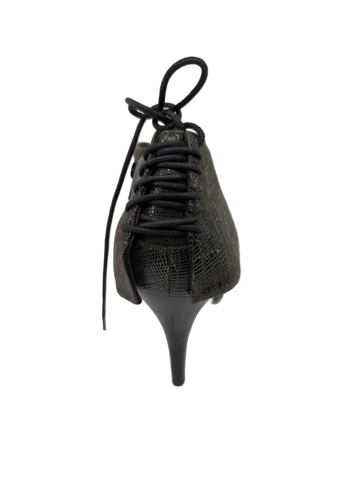 Latitude Femme Gray Leather Ankle Boots