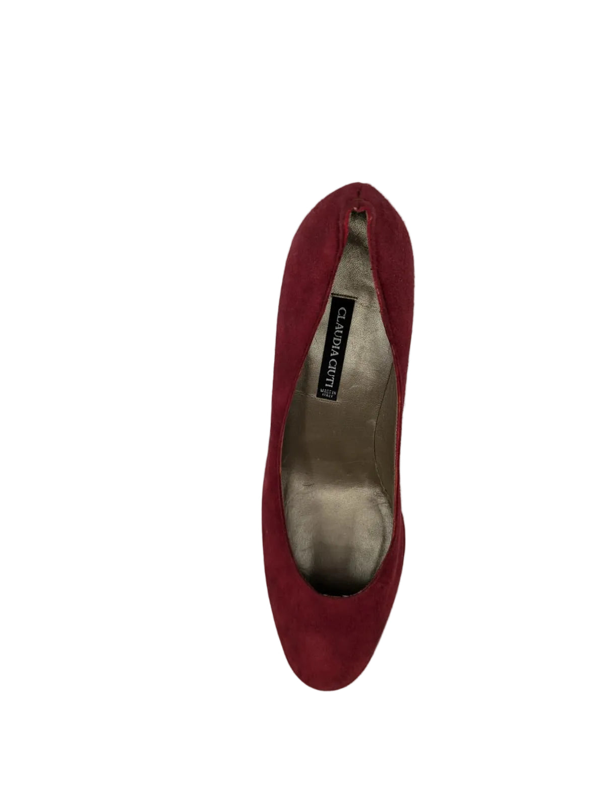 Claudia Ciuti Red Suede Pumps