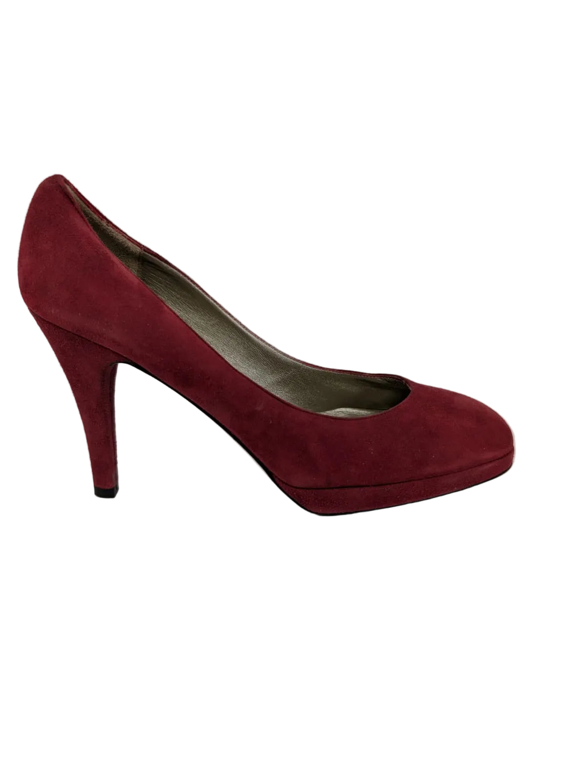 Claudia Ciuti Red Suede Pumps