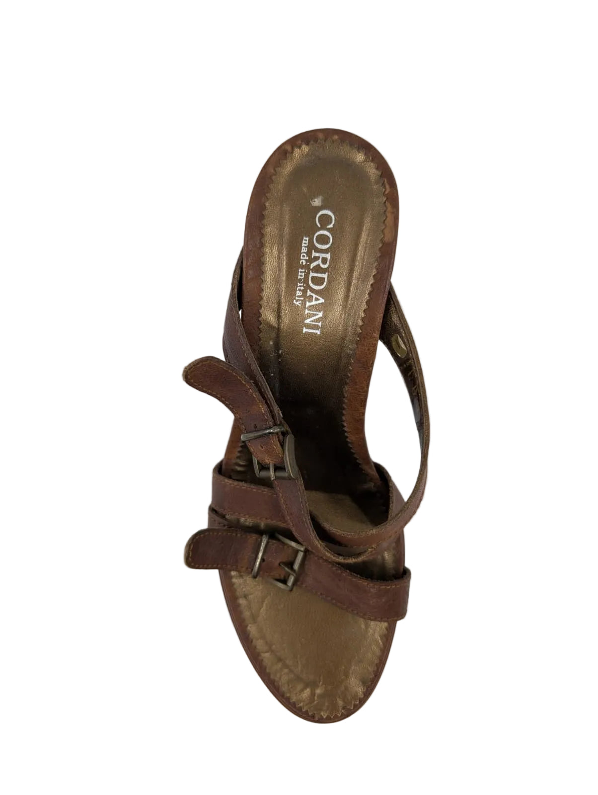Cordani Brown Leather Sandals