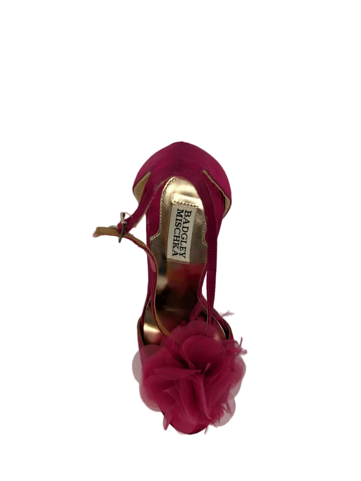 Badgley Mischka Pink Satin Dress Sandal