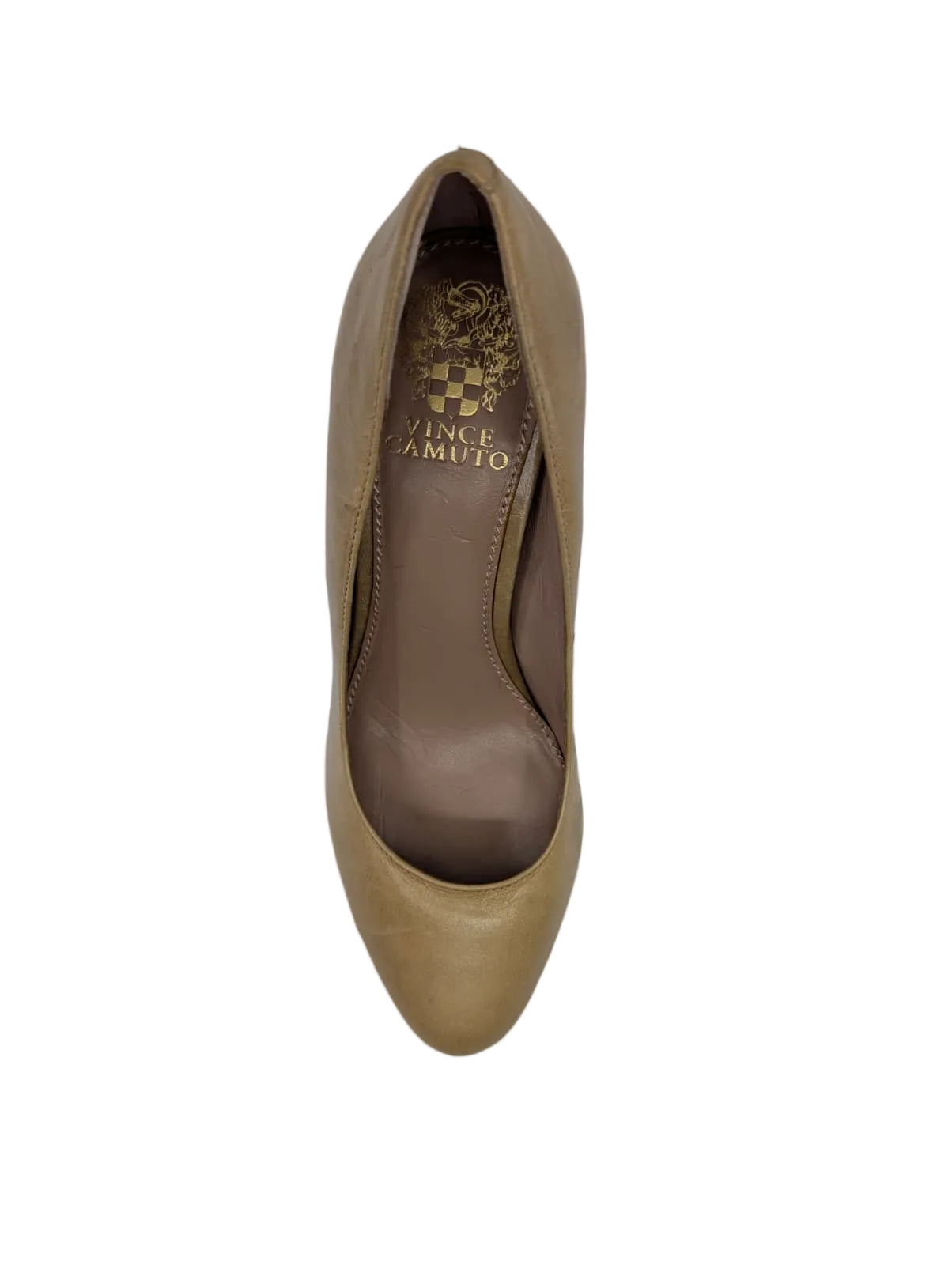 Berlina Taupe Leather Vince Camuto Pump