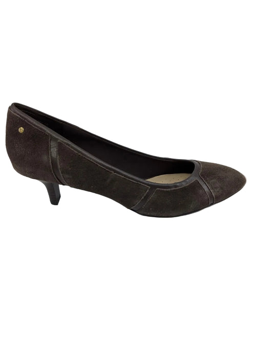 Rockport Brown Suede Low Heel Pump K59341