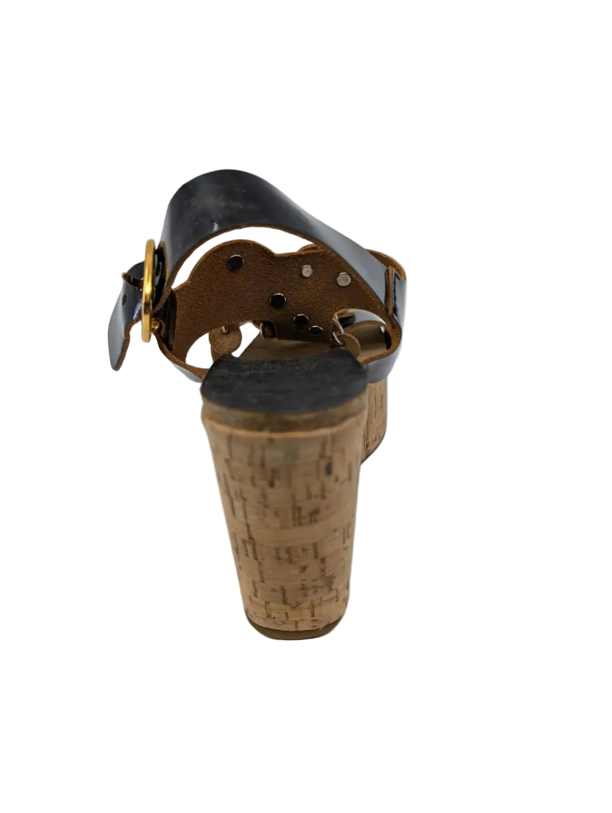 Pedro Garsso Black Wedge Sandal