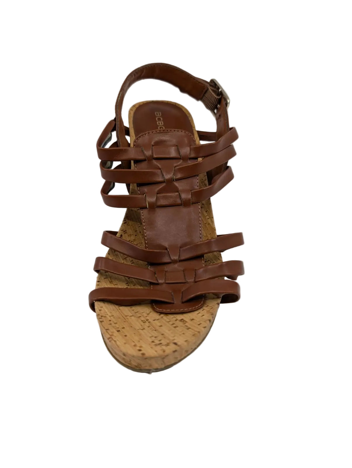 Bekka Brown Strappy Bcbgeneration Wedge Sandals