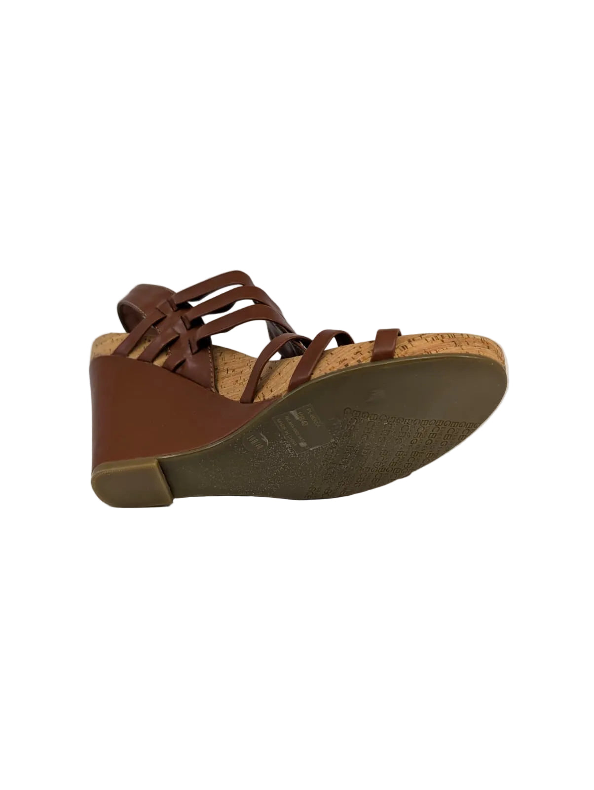 Bekka Brown Strappy Bcbgeneration Wedge Sandals
