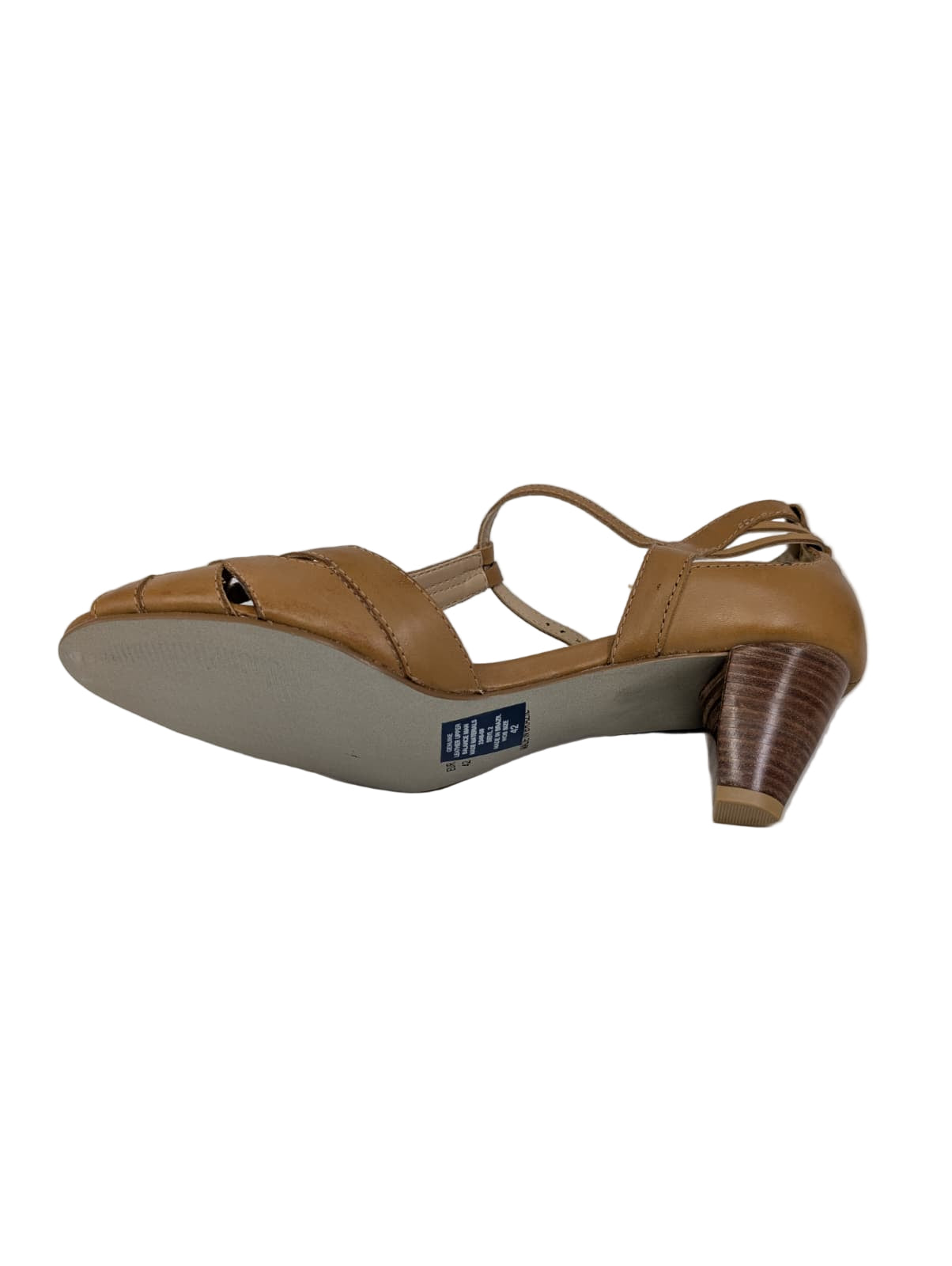 Mariana by Golc Sibyl Cognac Leather Sandal