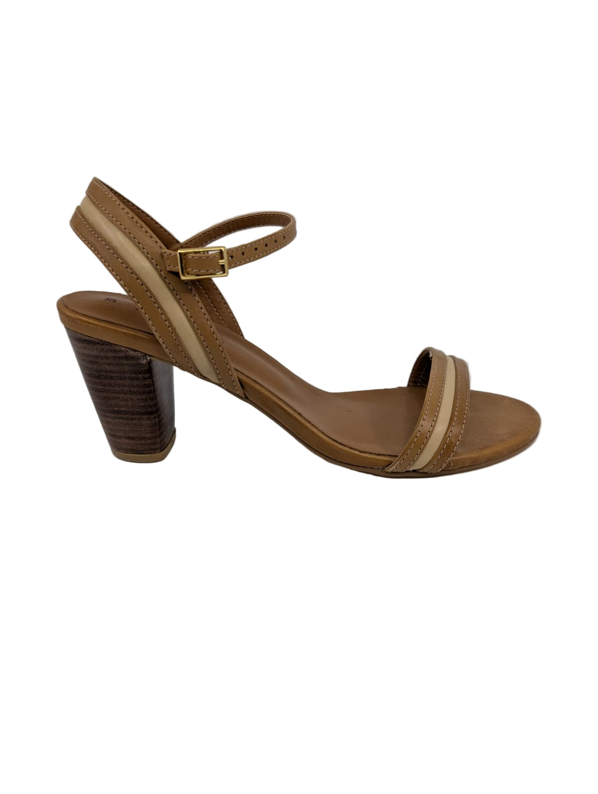 Mariana by Golc Women's Caline Cognac Leather Sandal