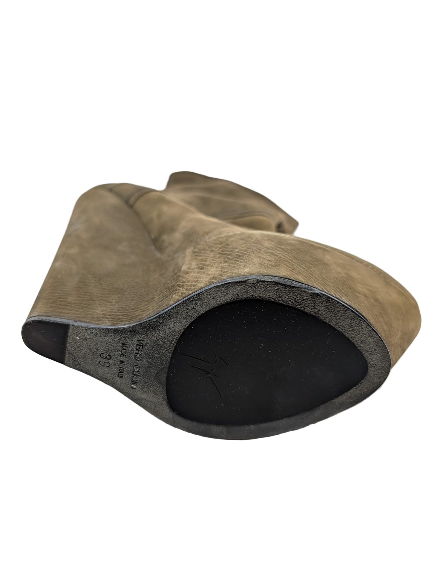 Giuseppe Zanotti Green Wedge Boots