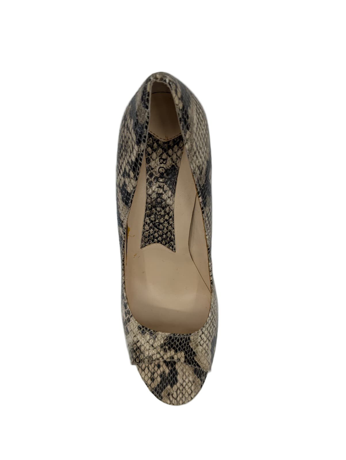 Alessandra Light Natural Snake Print Heel Boutique 9 Platform Pumps