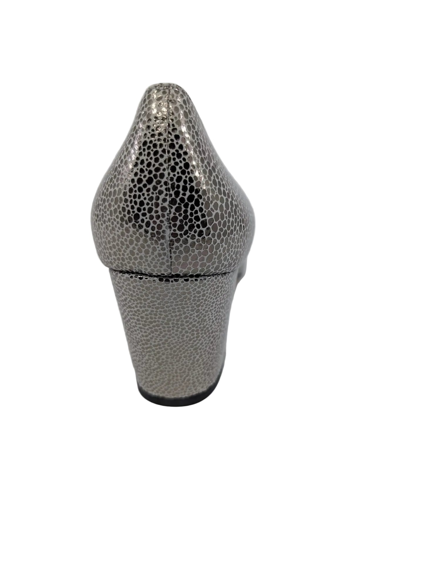 Christy Pewter Leather Jon Josef Pumps