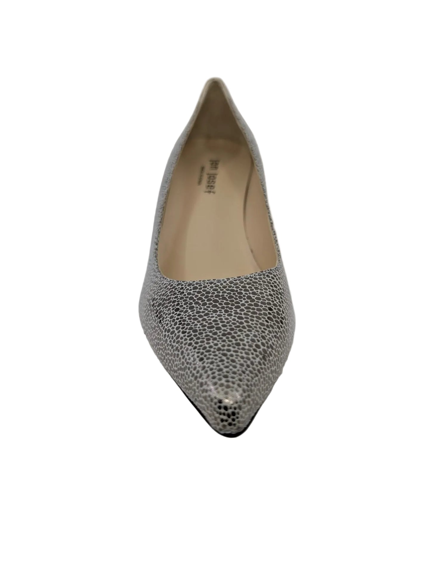 Christy Pewter Leather Jon Josef Pumps