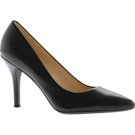 Fifth9X9 Black Leather Nine West Pumps