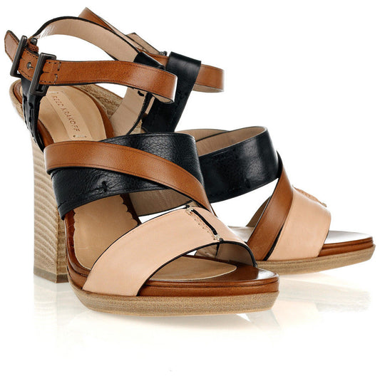23-126 Brown Natural Leather Reed Krakoff Sandals
