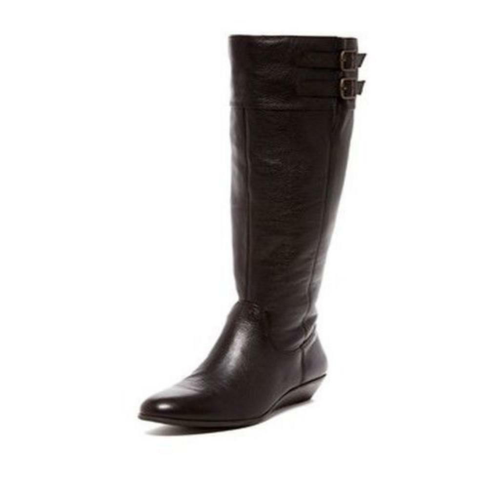 Talis Brown Leather Arturo Chiang Wedge Boots