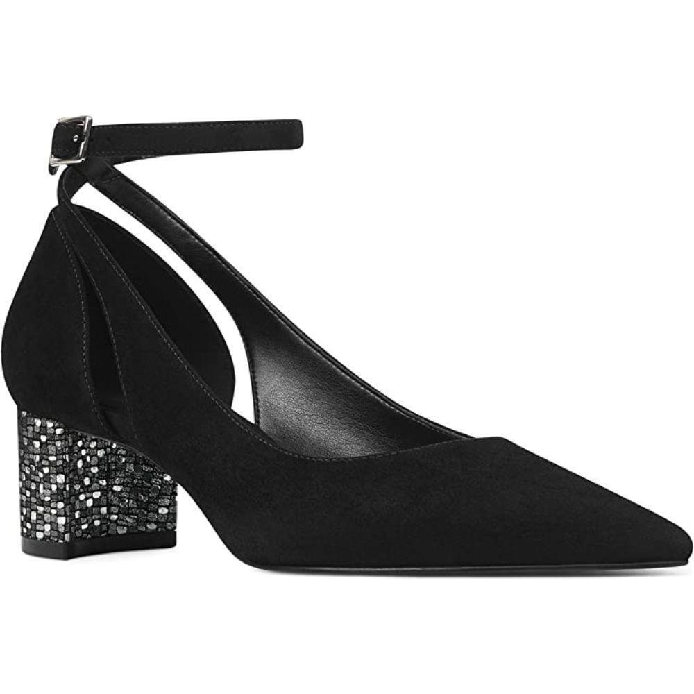 Quataz Black Suede Nine West Pumps