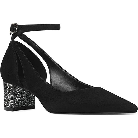 Quataz Black Suede Nine West Pumps