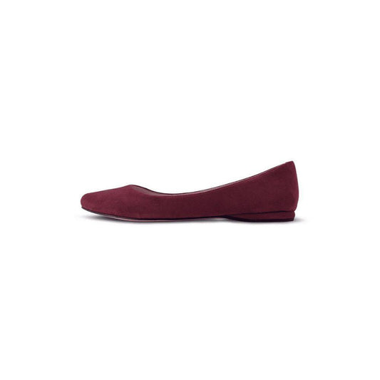 Speakup Dark Red Suede Nine West Ballet Flats