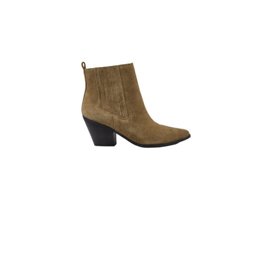 Lexa Medium Brown Suede Nine West Ankle Boots