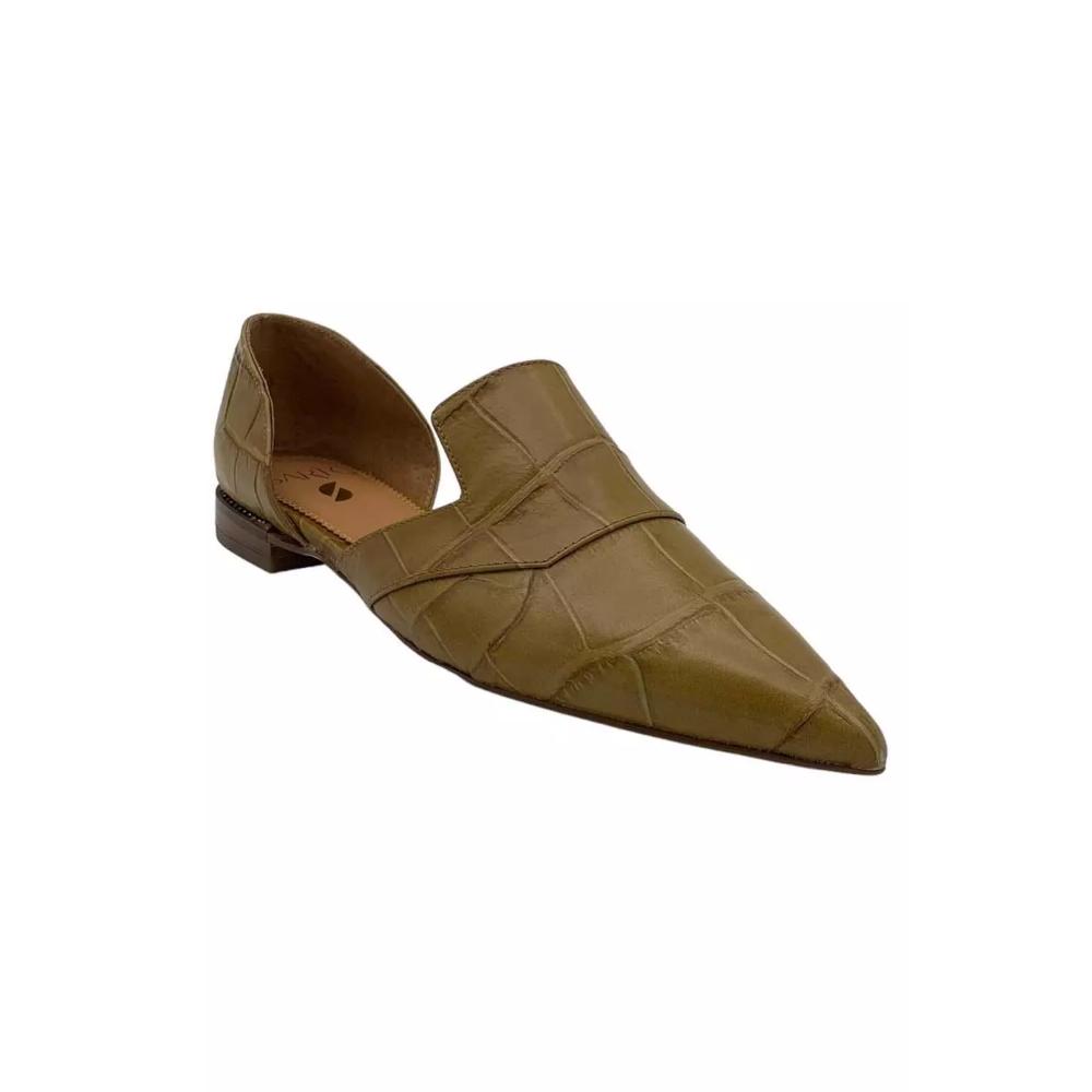 Toby Camel Leather Franco Sarto d'Orsay Flats