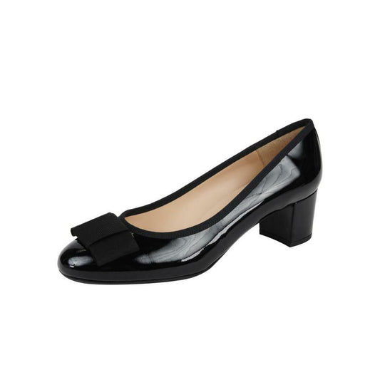 Debra Black Patent Jon Josef Pump