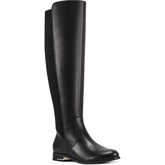 Levi Black Multi Leather Wide Calf Nine West Boots